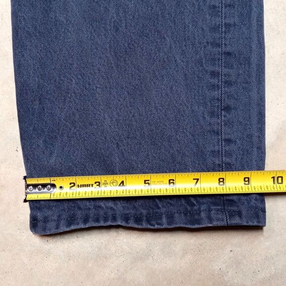Levi's 501 Jeans Fits 42x30 Men's Button Fly Denim Straight Fit Loose Relaxed - Picture 9 of 9